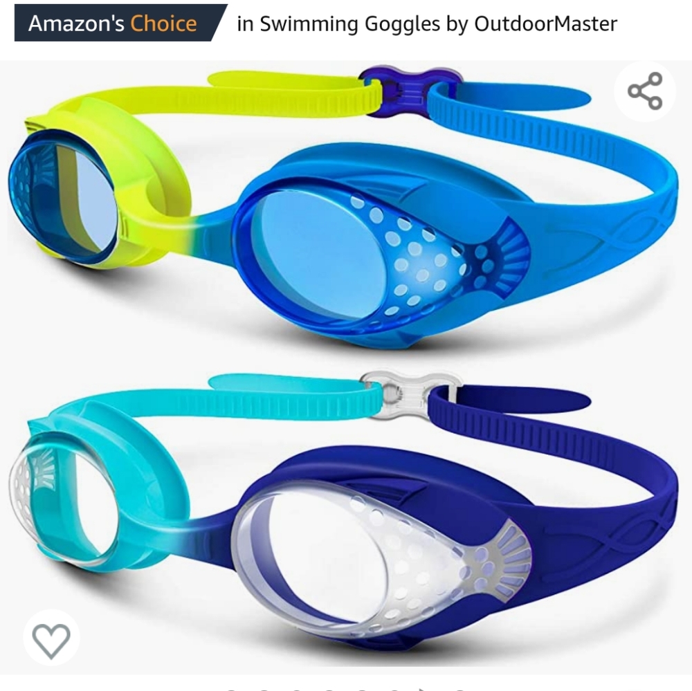 OutdoorMaster Kids Swim Goggles 